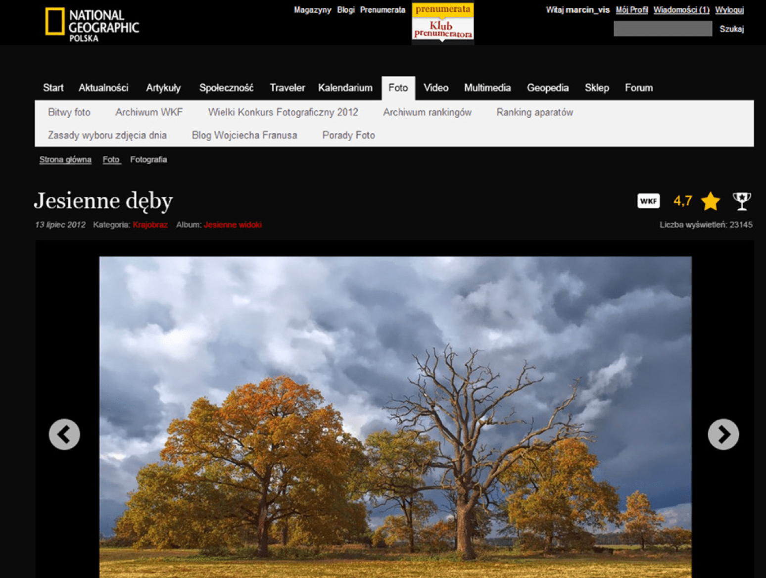 National Geographic Foto Online Magazine